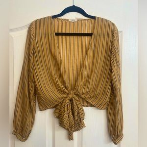 Ardene striped tie shirt